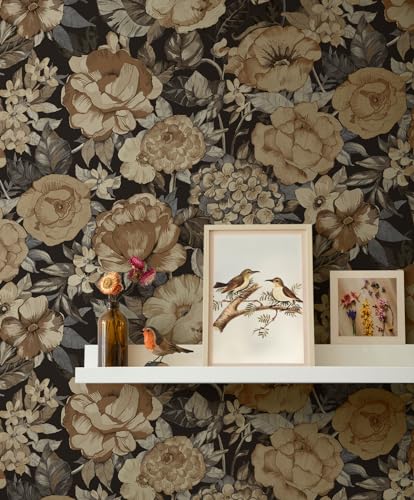 Neutral Wrought Iron Peel and Stick Wallpaper M562