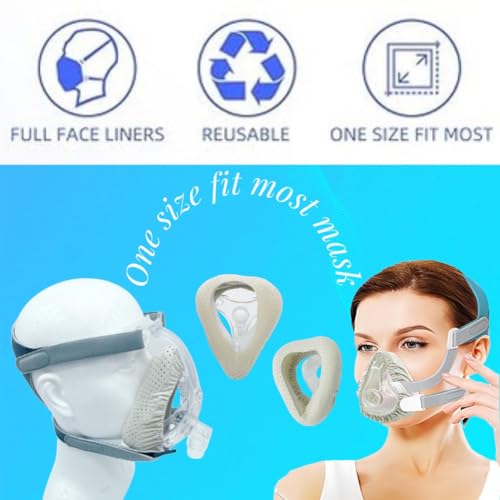 4 Pack Blue CPAP Mask Liners B312