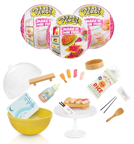 Mini Food Diner Series 3 Sushi Restaurant Bundle (3 Pack) Mini Collectibles M647515