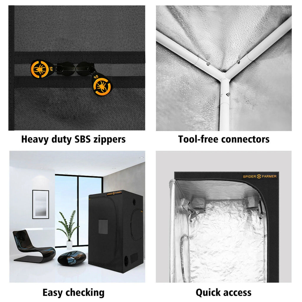 5’x5’x6.5′ Indoor Grow Tent D893820