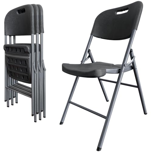 White 4-Pack Folding Plastic Chair M91195