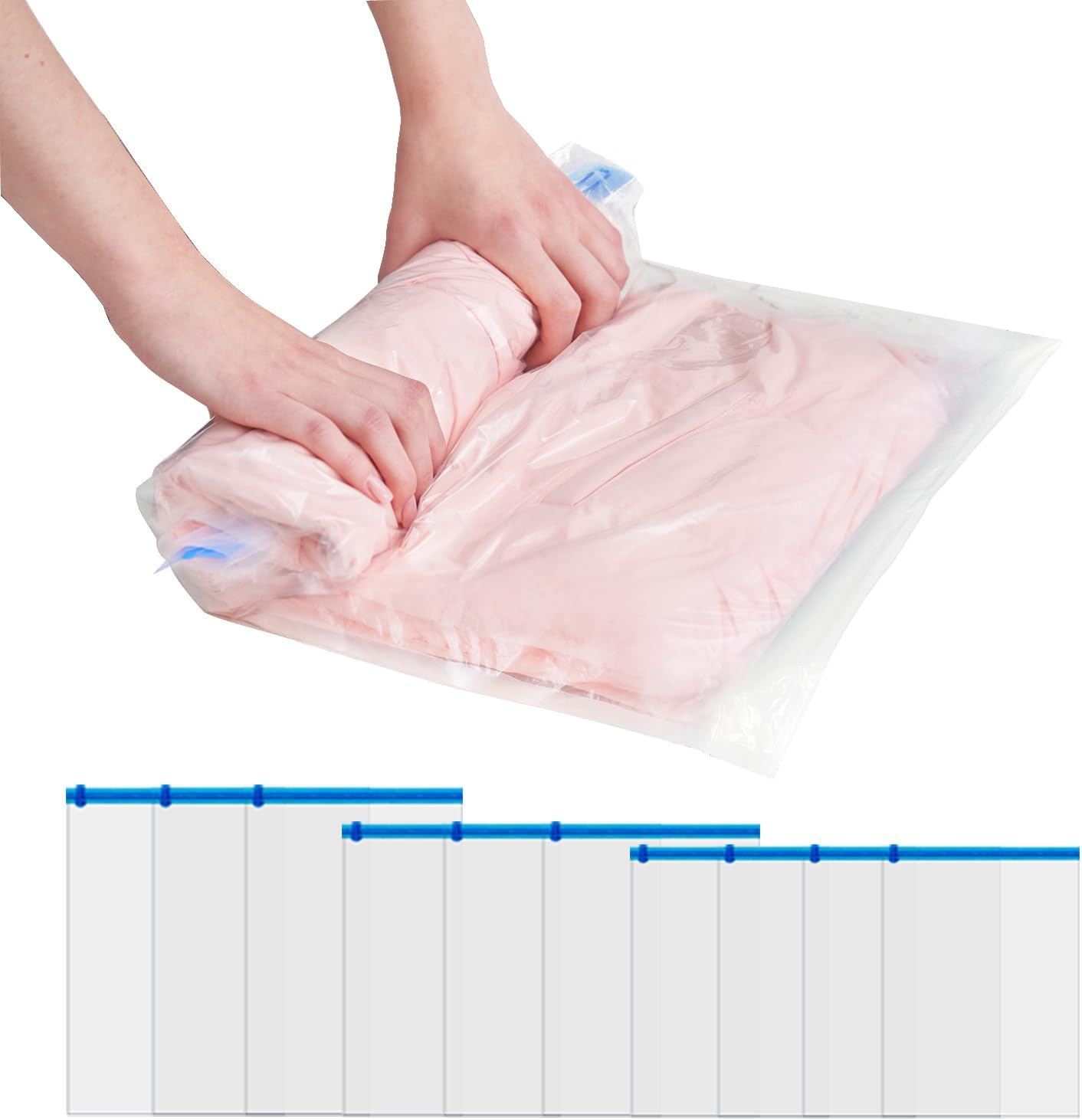 10 Pack Vacuum Storage Bags for Comforters and Blankets W901