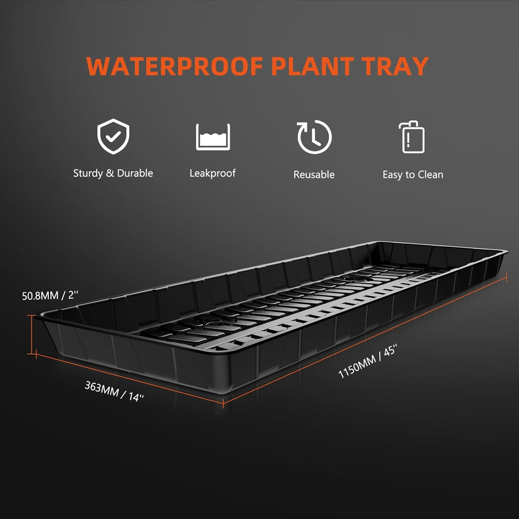 3 Tier LED Grow Light Plant Stand with Wheels H761471