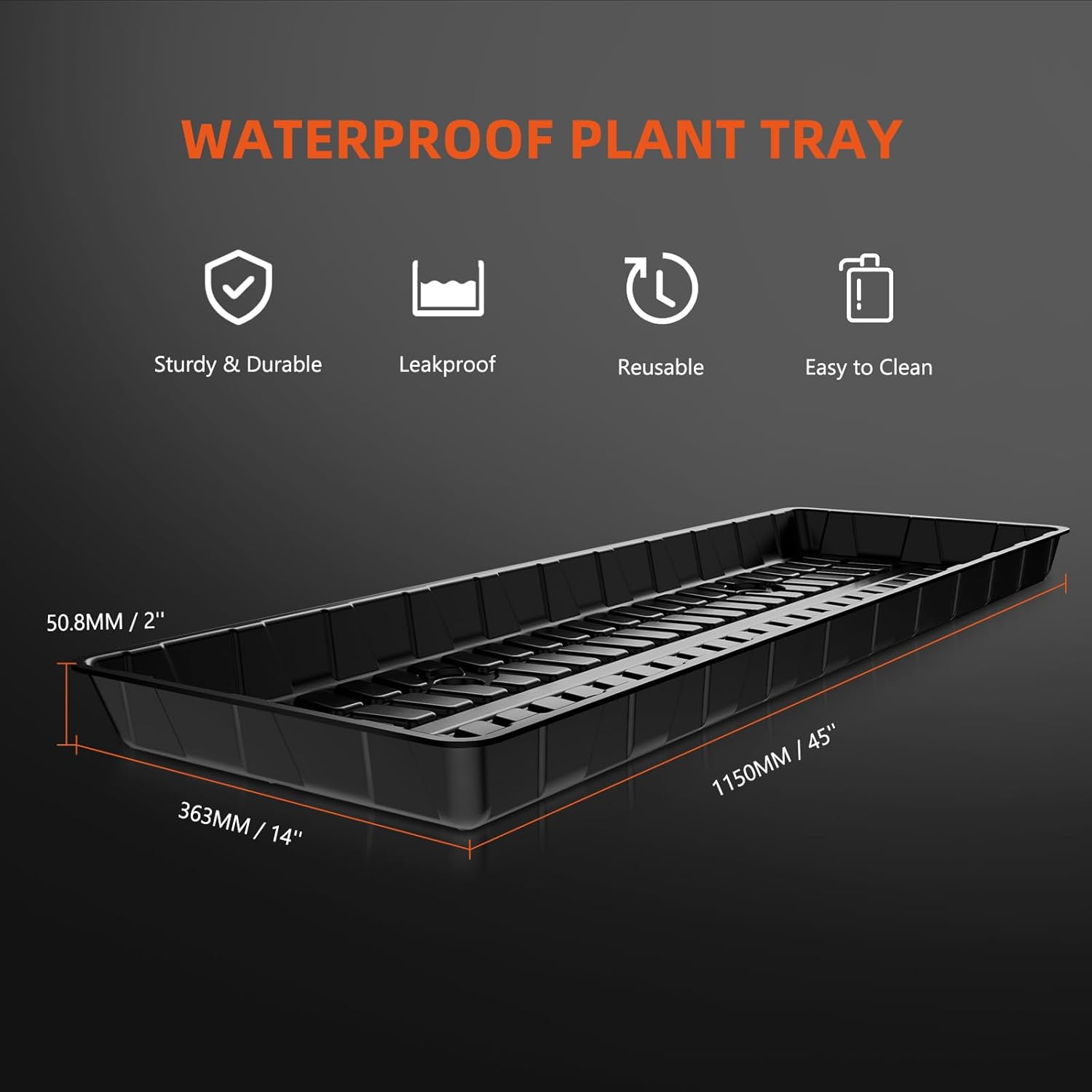 3 Tier LED Grow Light Plant Stand with Wheels H761471