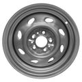 15x6 inch Silver Painted Steel Wheel W264