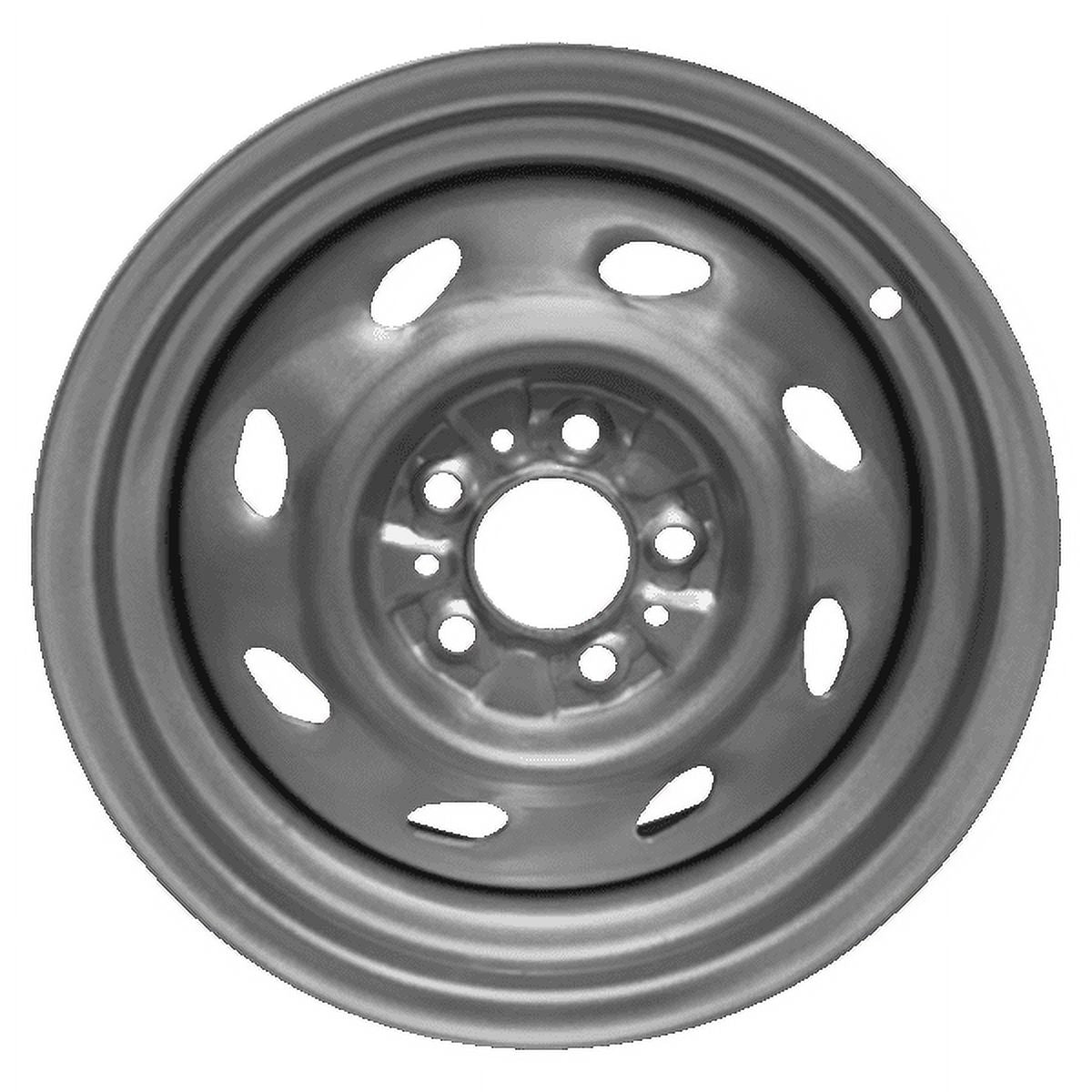 15x6 inch Silver Painted Steel Wheel W264