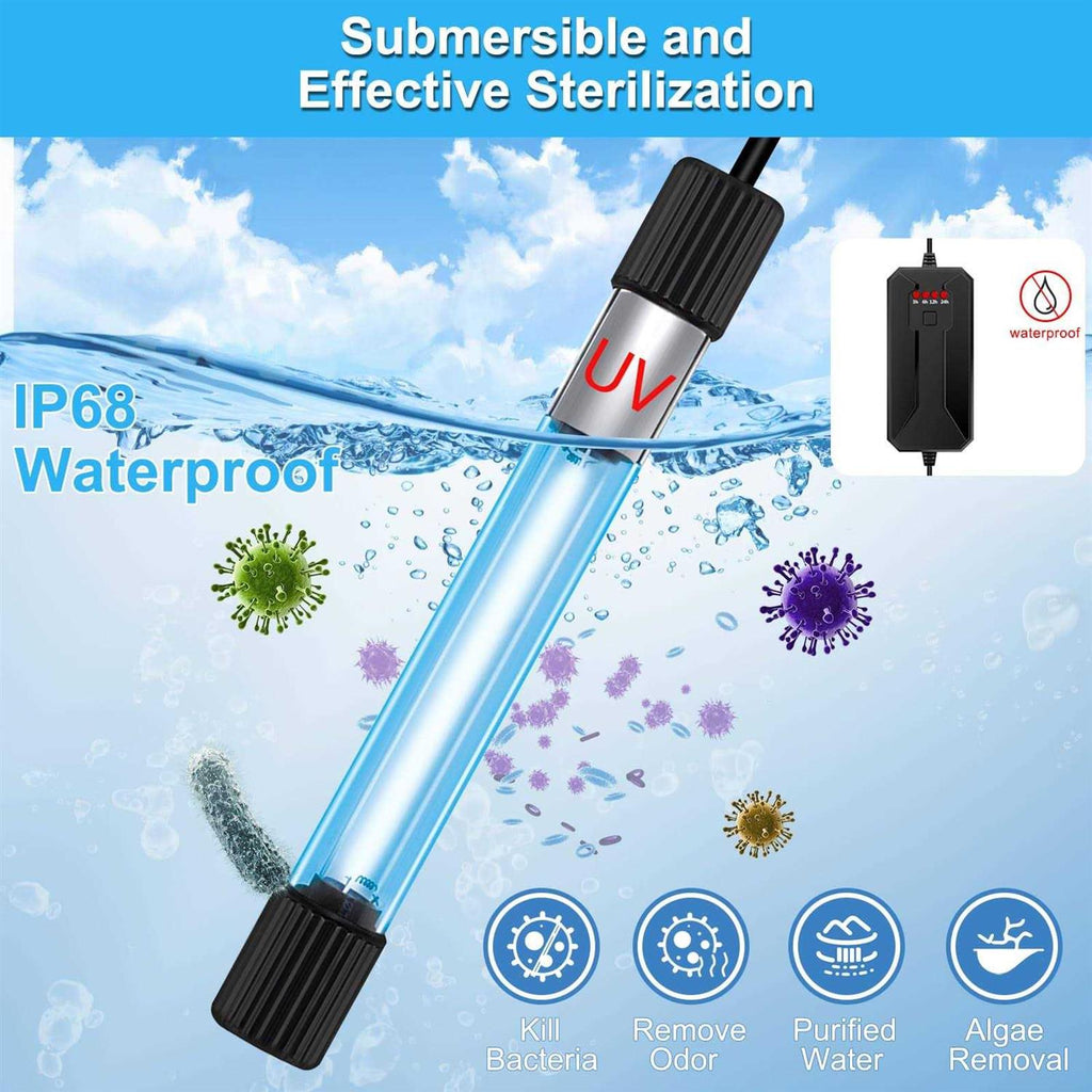 13 W UV Sterilizer Submersible Lamp for Aquarium I341