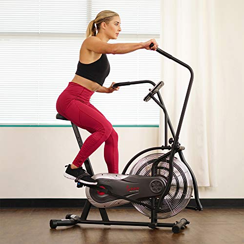 Air Bike Fan Exercise Bike with Digital Monitor and Adjustable Seat M773556