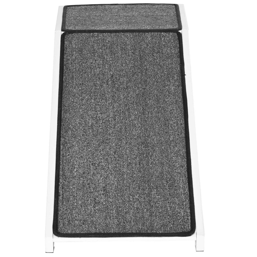 Pet Ramp with Non-Slip Carpet and Top Platform A7225