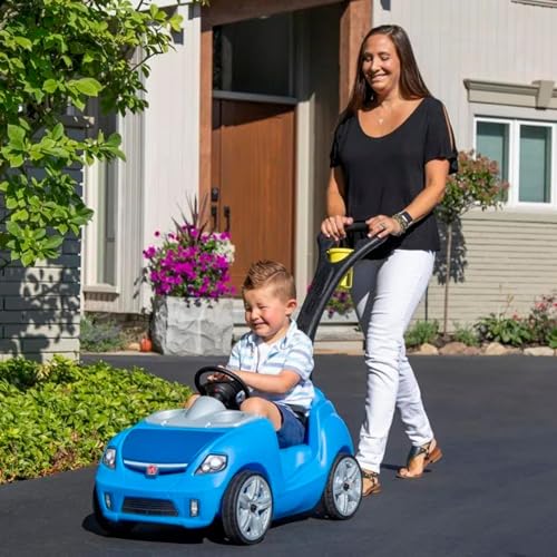 Pink Kids Push Car with Seat Belt H9175