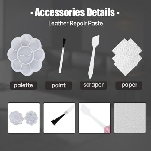 White 2pcs Leather Repair Kit P816710