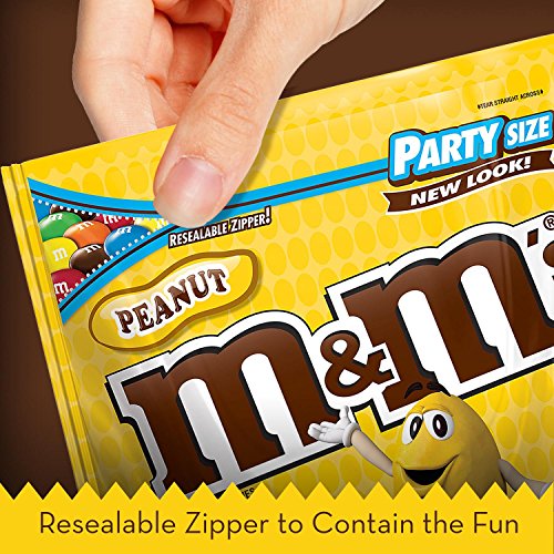 M&M's Peanut Candy, 19.2 Ounce (4 Bags) R7020