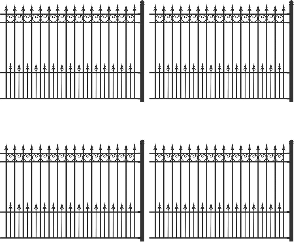 4-Panel Steel Fencing Kit 8x5 Each S236