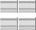 4-Panel Steel Fencing Kit 8x5 Each S236