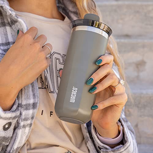Carmine Red Double-wall Stainless Steel Vacuum Insulated Coffee Mug K58042