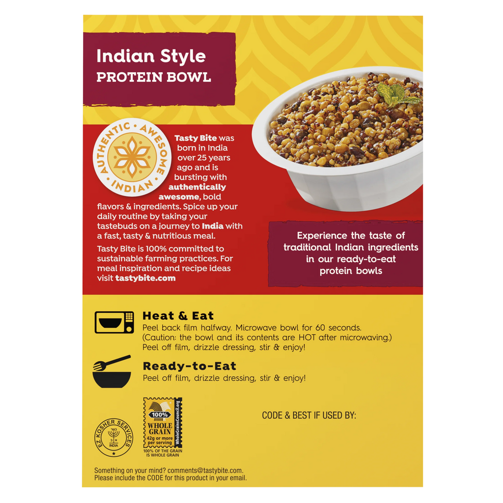 (4 pack) 8.8 oz Plant Based Protein Bowl Y28070
