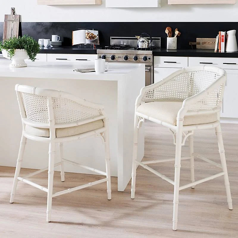 Cane Back Counter Stool F545993