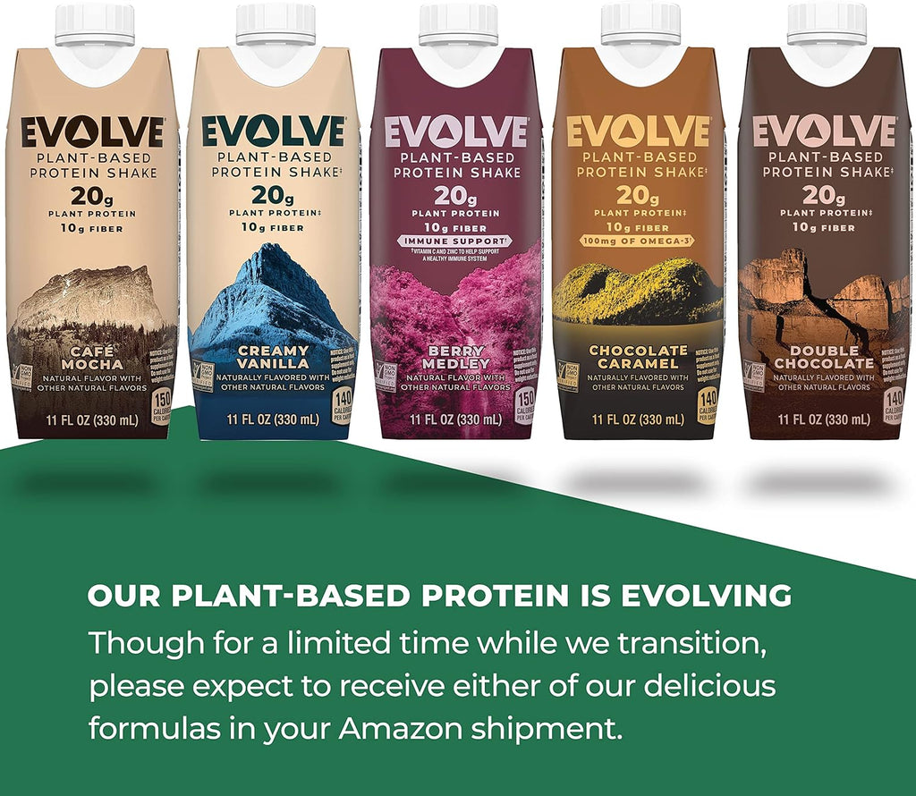 11oz 4 Pack Plant Based Protein Shake Double Chocolate G7944