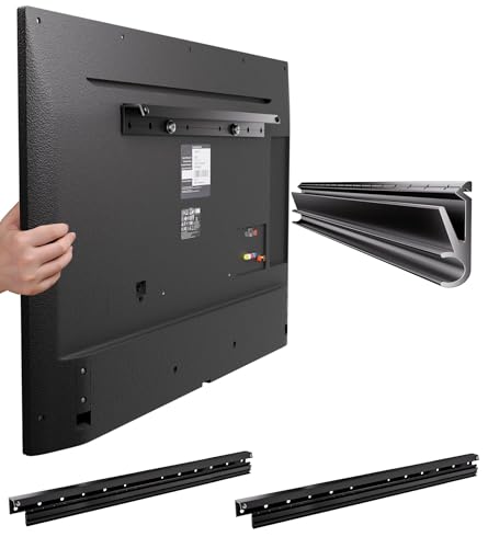 Universal Studless TV Wall Mount for 32-75Inch TVs, Low Profile, 100lbs, Vesa 200x100 to 600x400mm O264