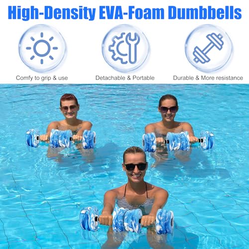 2PCS Foam Aquatic Exercise Dumbbells P5297