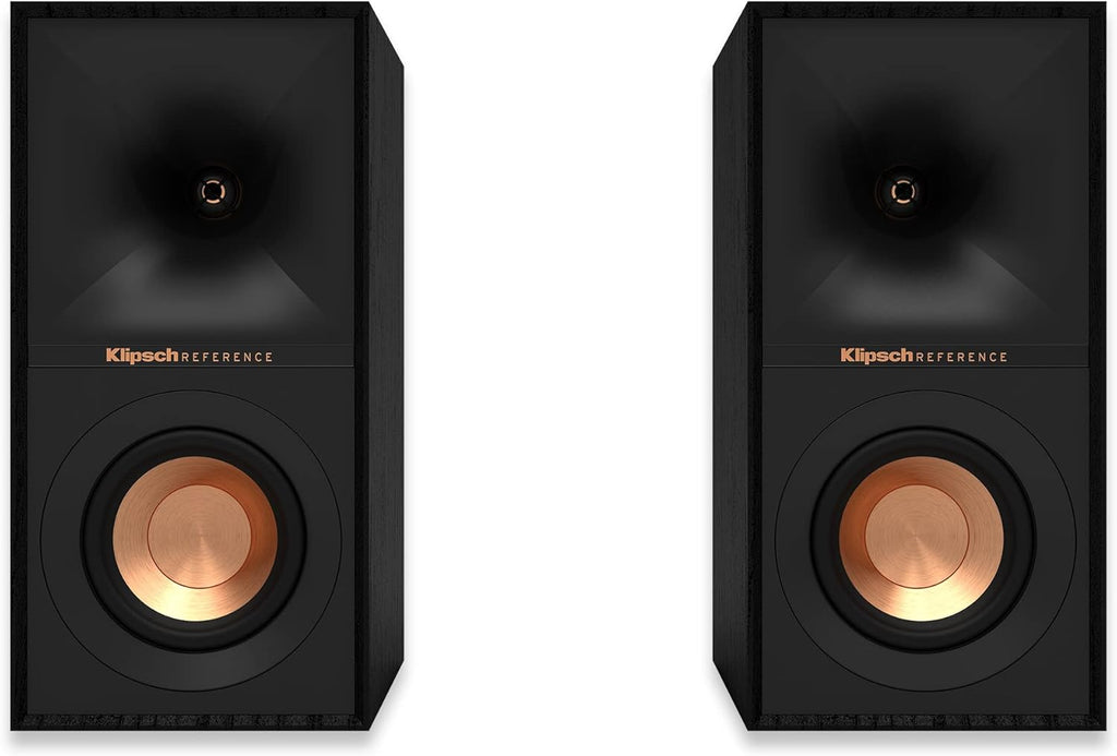 Black Bookshelf Speakers with 4” Woofers R2123