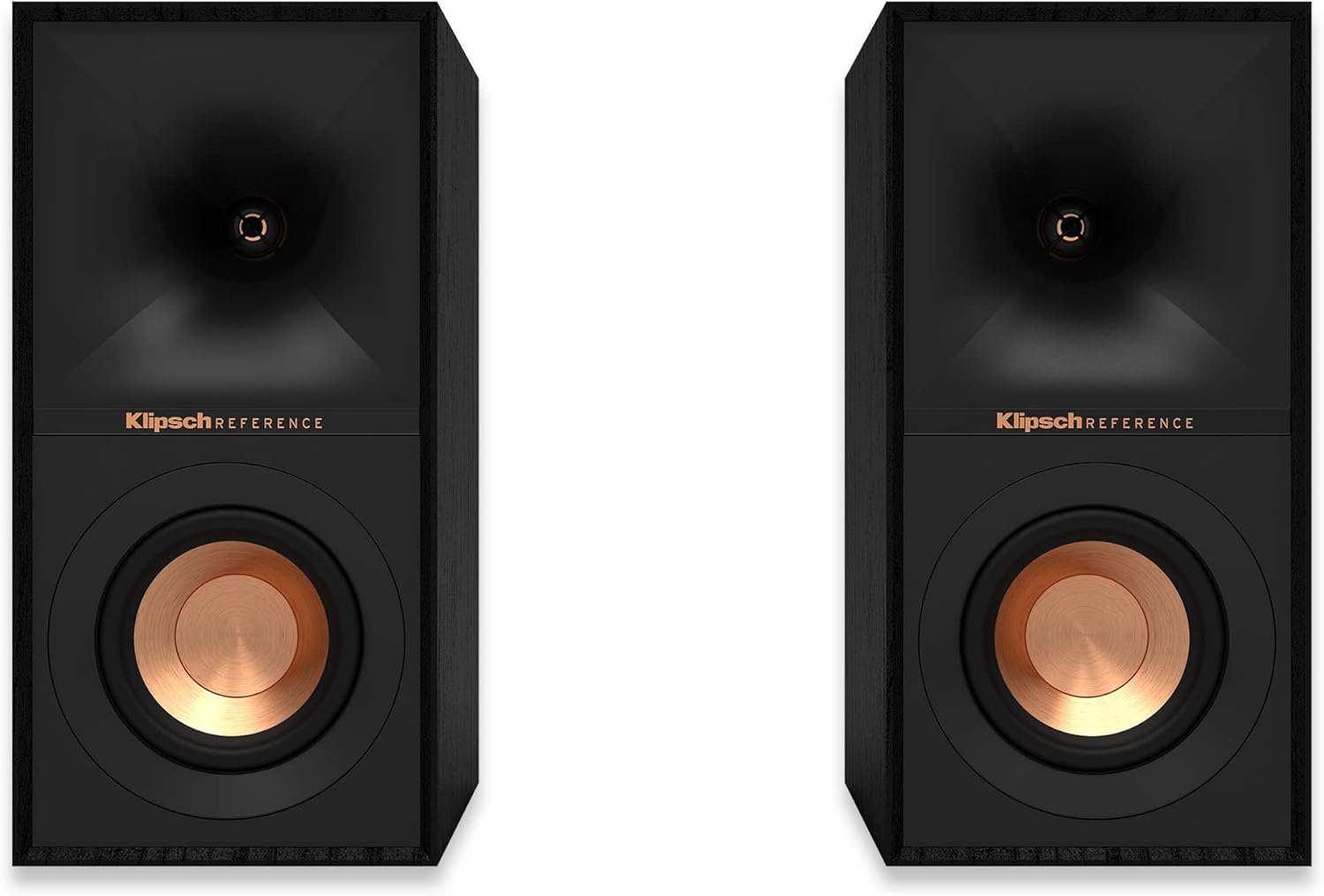 Black Bookshelf Speakers with 4” Woofers R2123