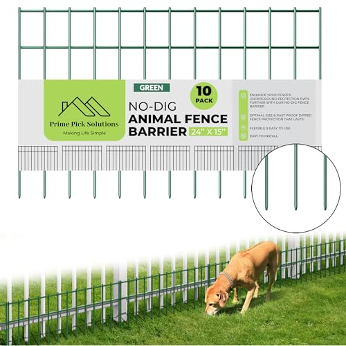 Black 5 Pack 24in x 15in Digging Fence Barrier Z792442