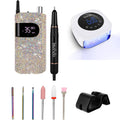 Rechargeable Nail Drill Machine, Electric Nail File, UV LED Nail Lamp, Cordless Gel Nail Lamp 48W Rechargeable Nail Dryer G220