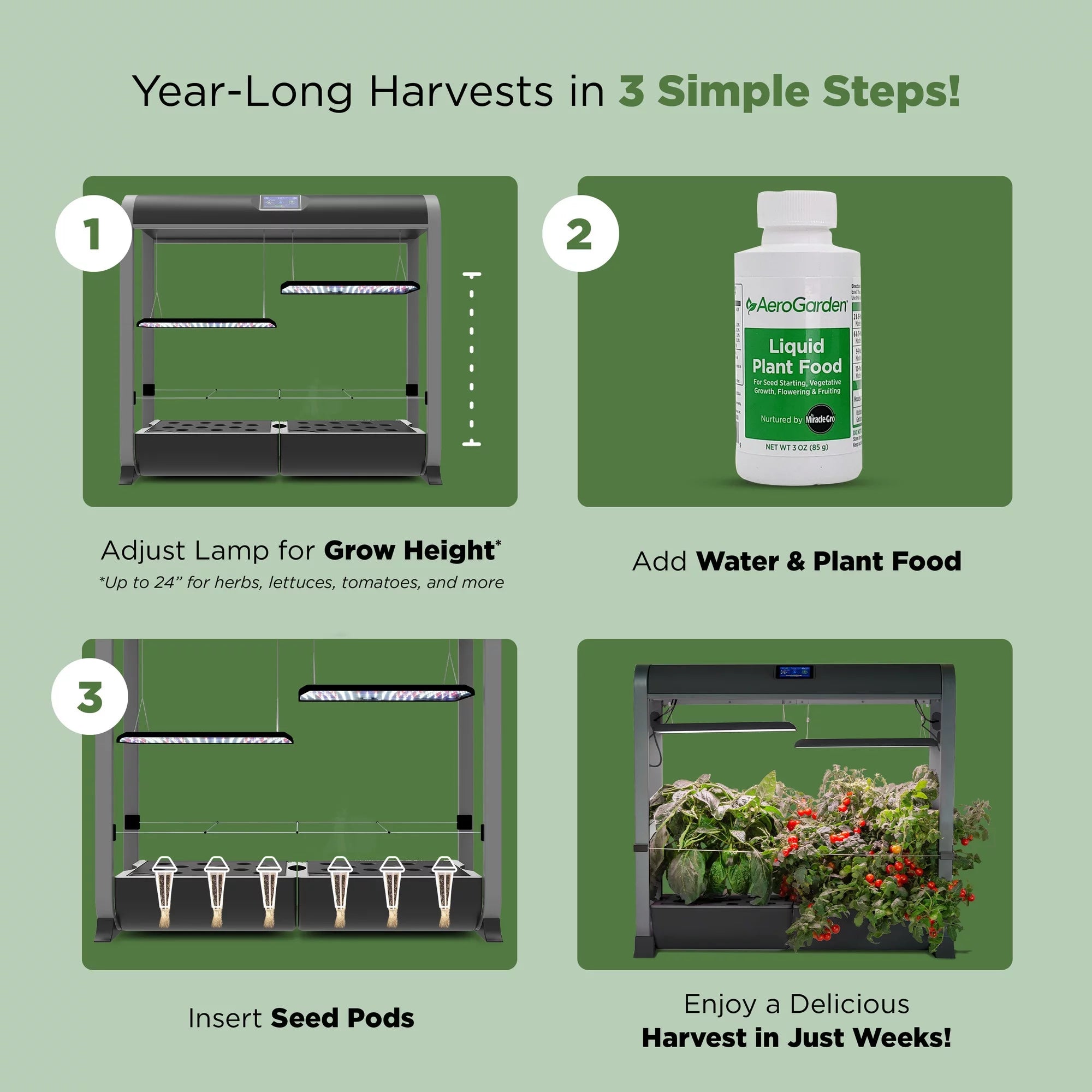 Black Farm 24Plus with Salad Bar Seed Pod Kit N67991