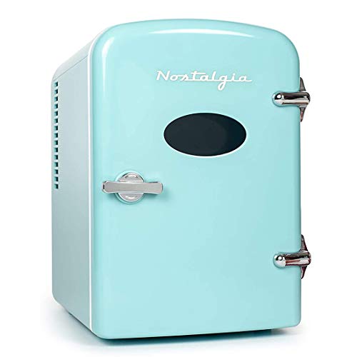 Retro 6-Can Mini Refrigerator P131