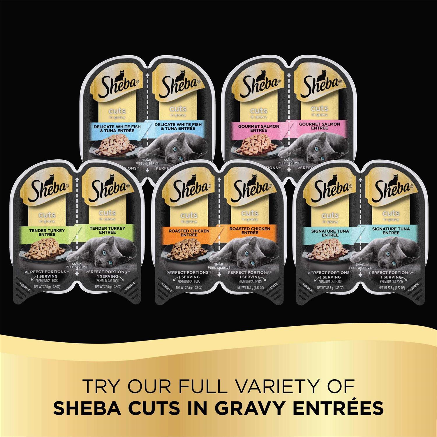 Wet Cat Food Cuts in Gravy Savory Mixed Grill Entree A327835