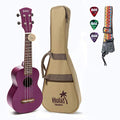 Natural Mahogany Soprano Ukulele Bundle with Padded Gig Bag U451294