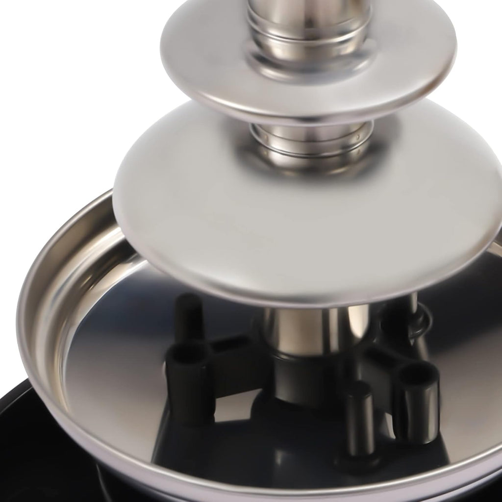 3 Tiers Stainless Steel Chocolate Fondue Fountain G149