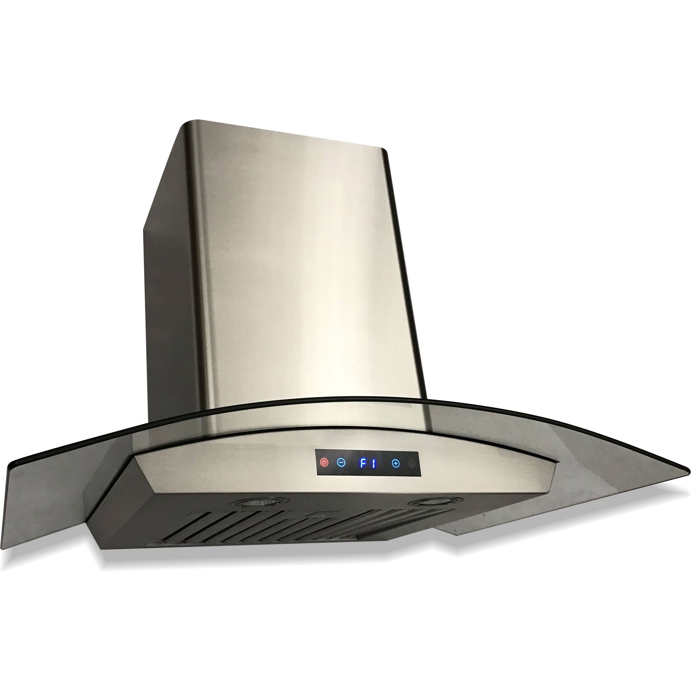 36x22 Wall-Mounted Stainless Steel Range Hood N494