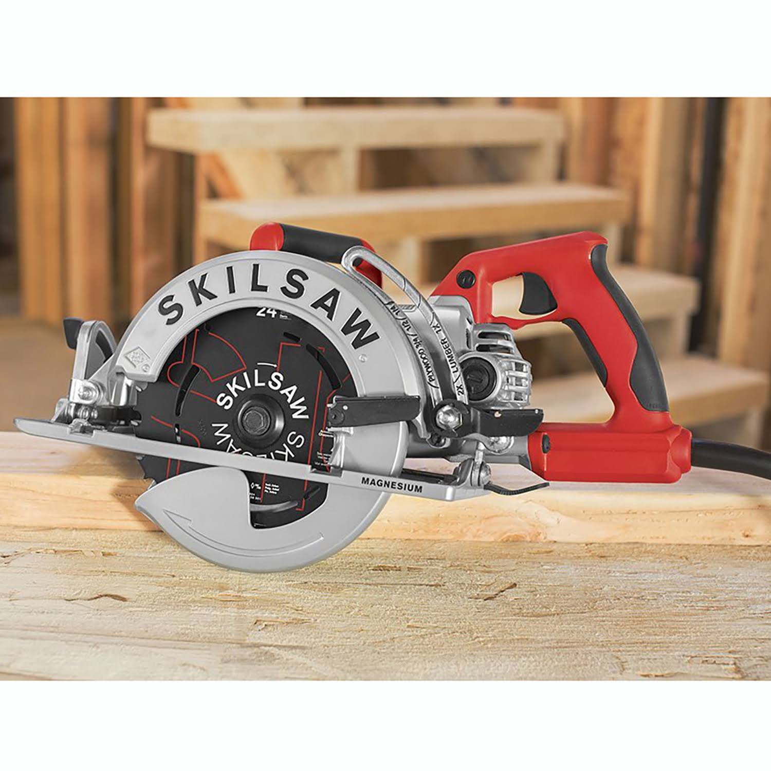 15-Amp Worm Drive Corded Circular Saw H8015
