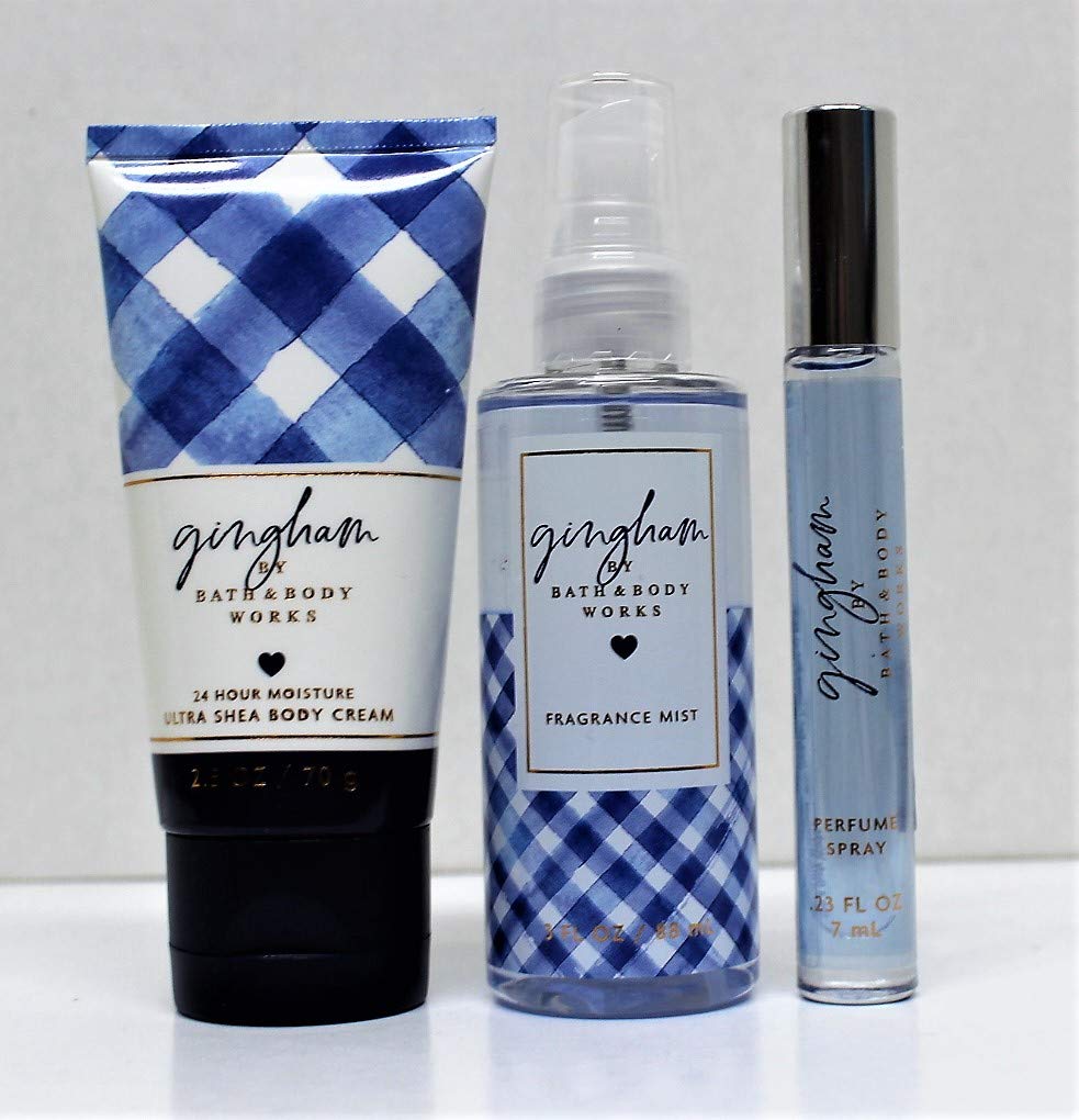 Travel Size 3 pc Body Cream, Fragrance Mist & Mini Perfume Spray D42784