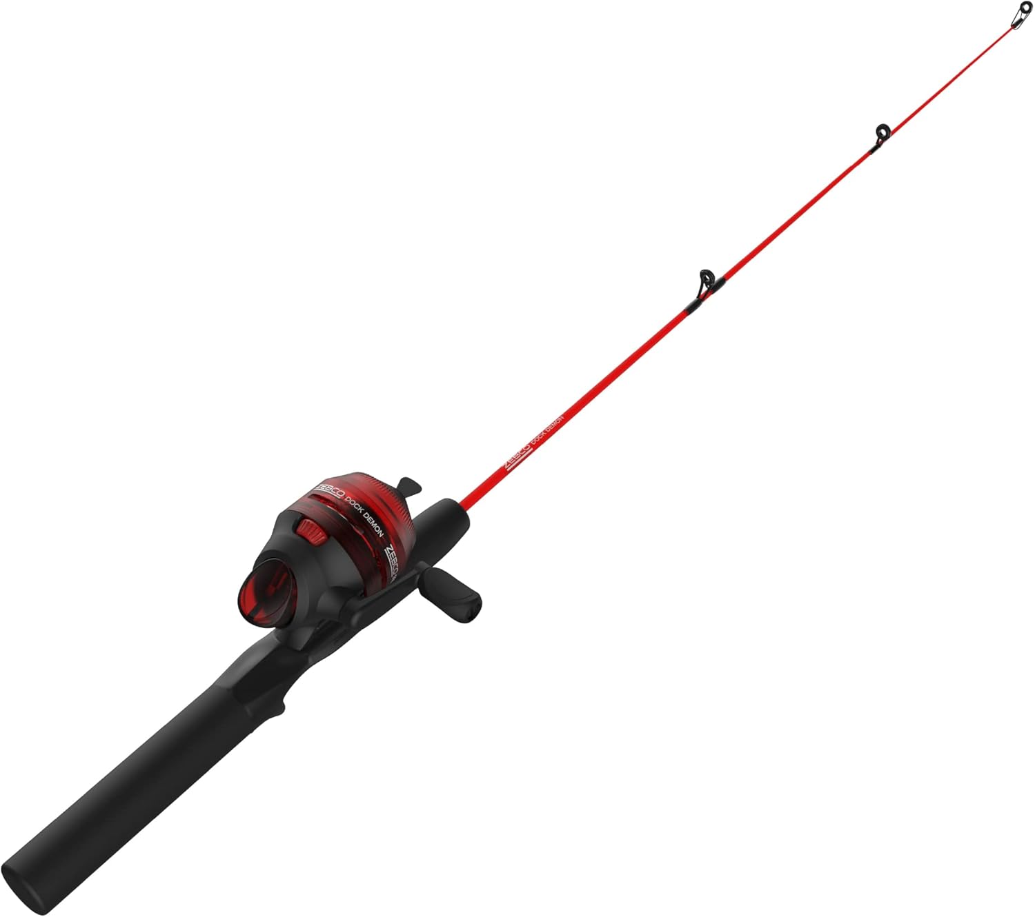 5-Foot 6-Inch 2-Piece Spincast Reel and Fishing Rod Combo W33394