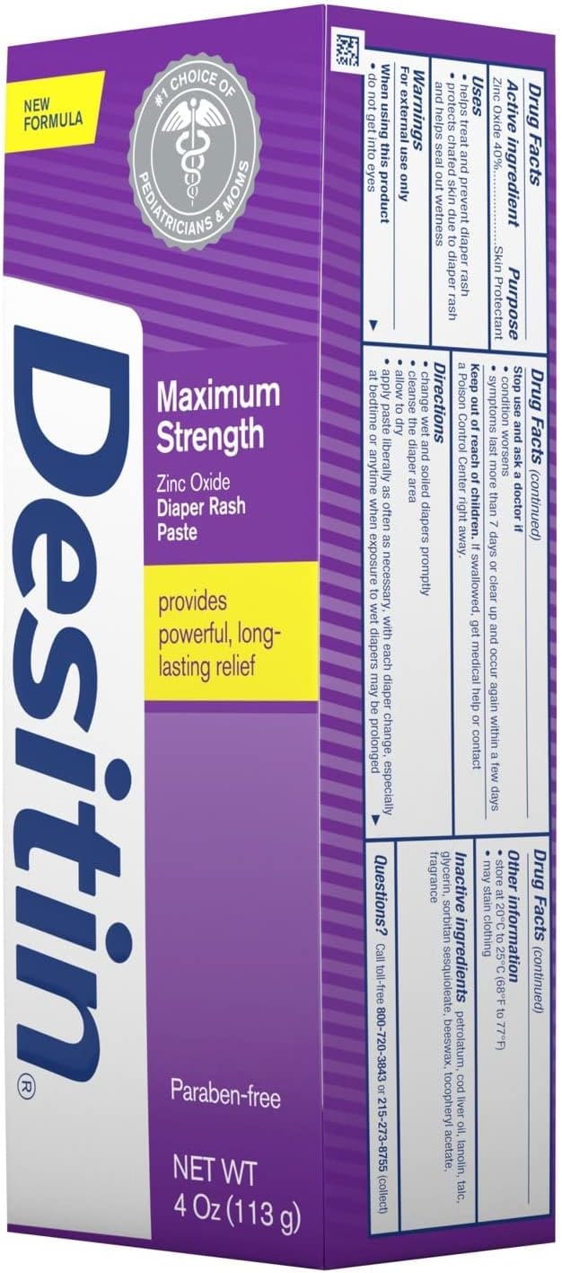 4 oz Diaper Rash Paste (Pack of 3) R782040