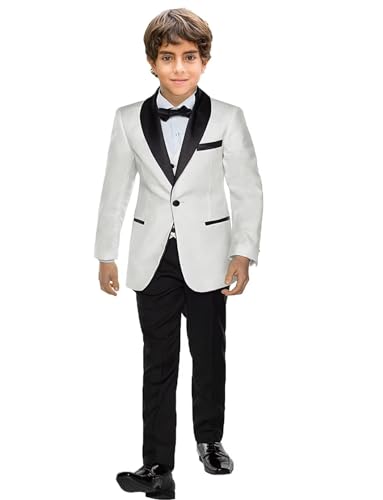 3 Piece Slim Fit Boys Tuxedo Set D875