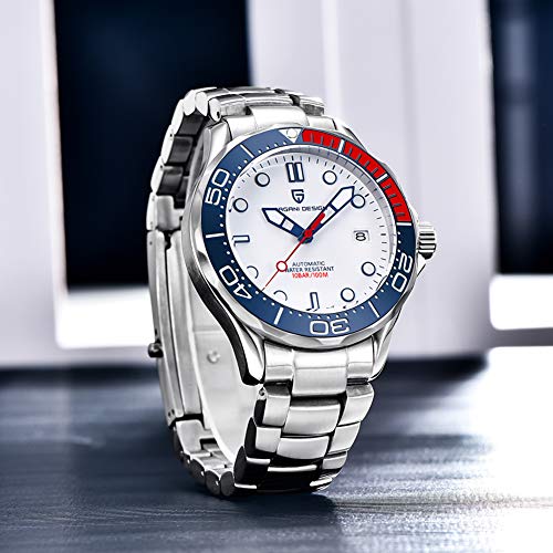Stainless Steel Automatic Diving Watch with Ceramic Bezel N161