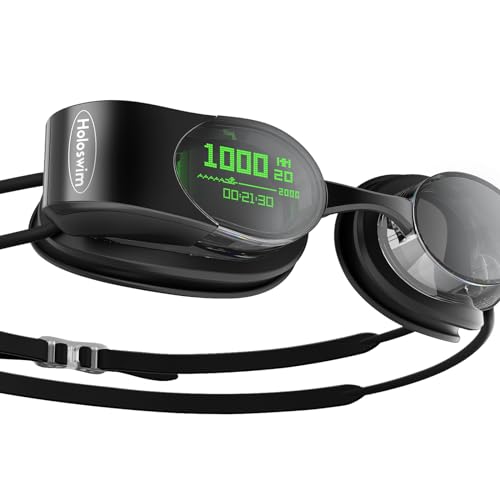 AR Smart Swim Goggles Anti-Fog Swimming Goggles Fitness Tracker H404