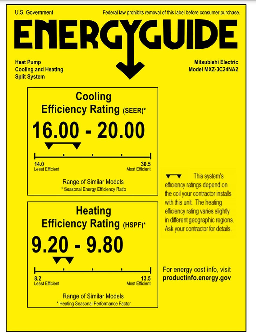 24,000BTU Multi-Split Heat Pump Outdoor Unit with 3 Wall Mount Air Conditioner U819388