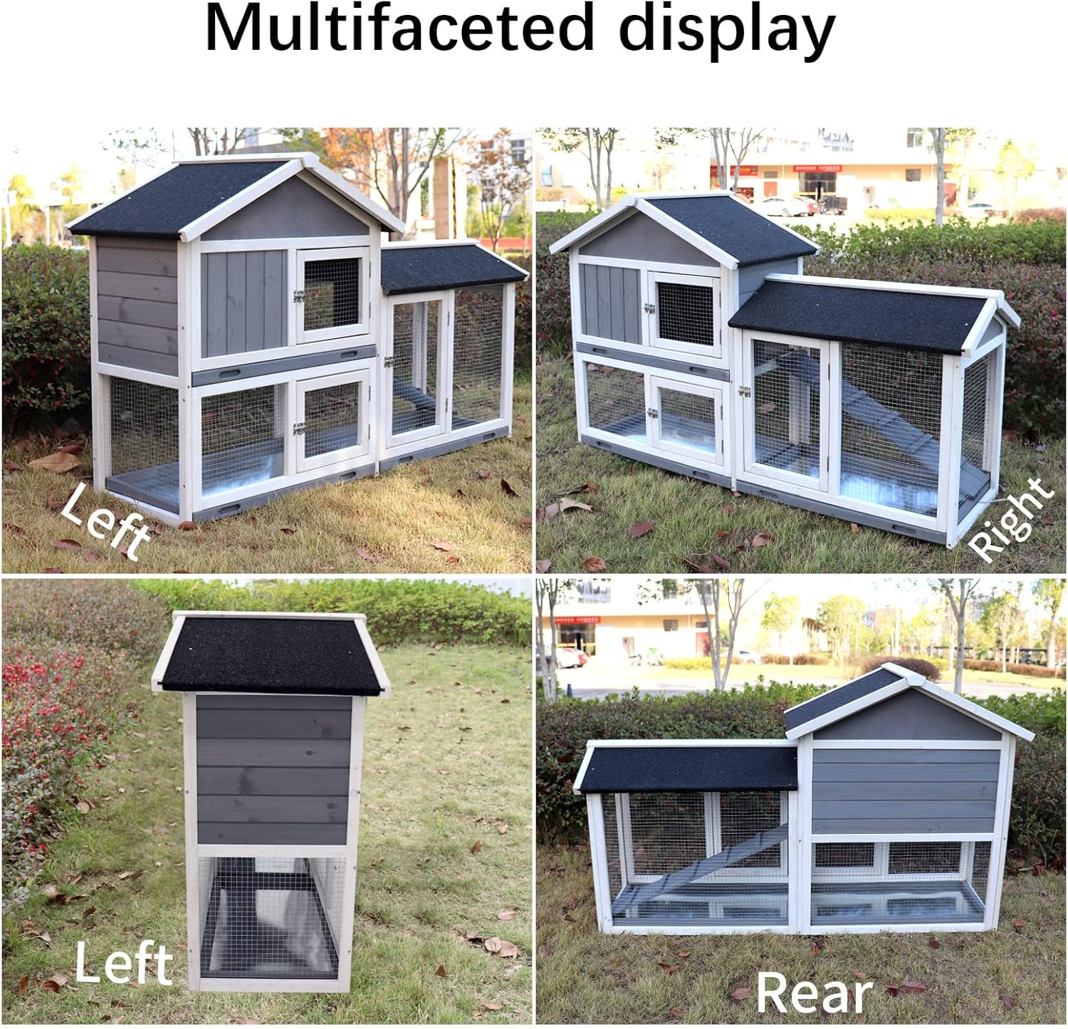 Rabbit Hutch with Run Z910588