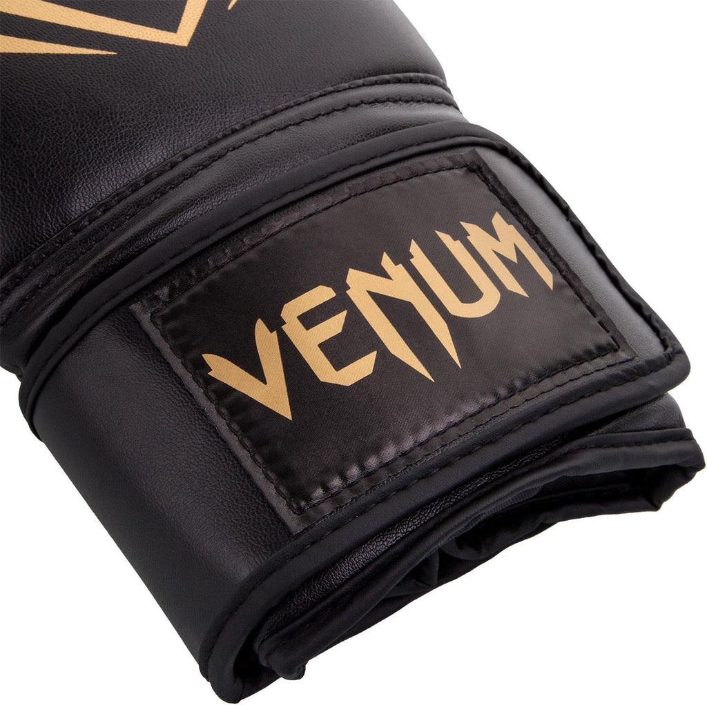 Black/Gold 10oz Boxing Gloves U800