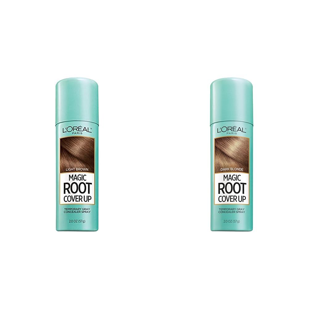 Light Brown and Dark Blonde 2 oz. Gray Concealer Spray Q217