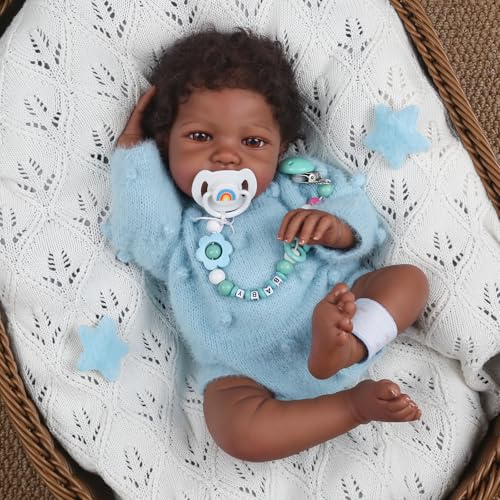 20 Inch Lifelike Reborn Baby Doll with Weighted Soft Body F858473