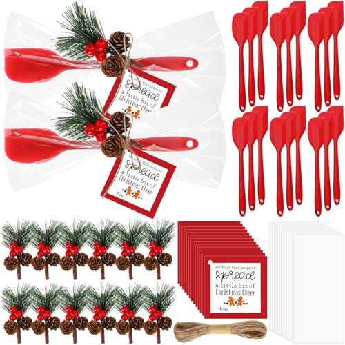 30 Sets Christmas Silicone Spatula Set Q347