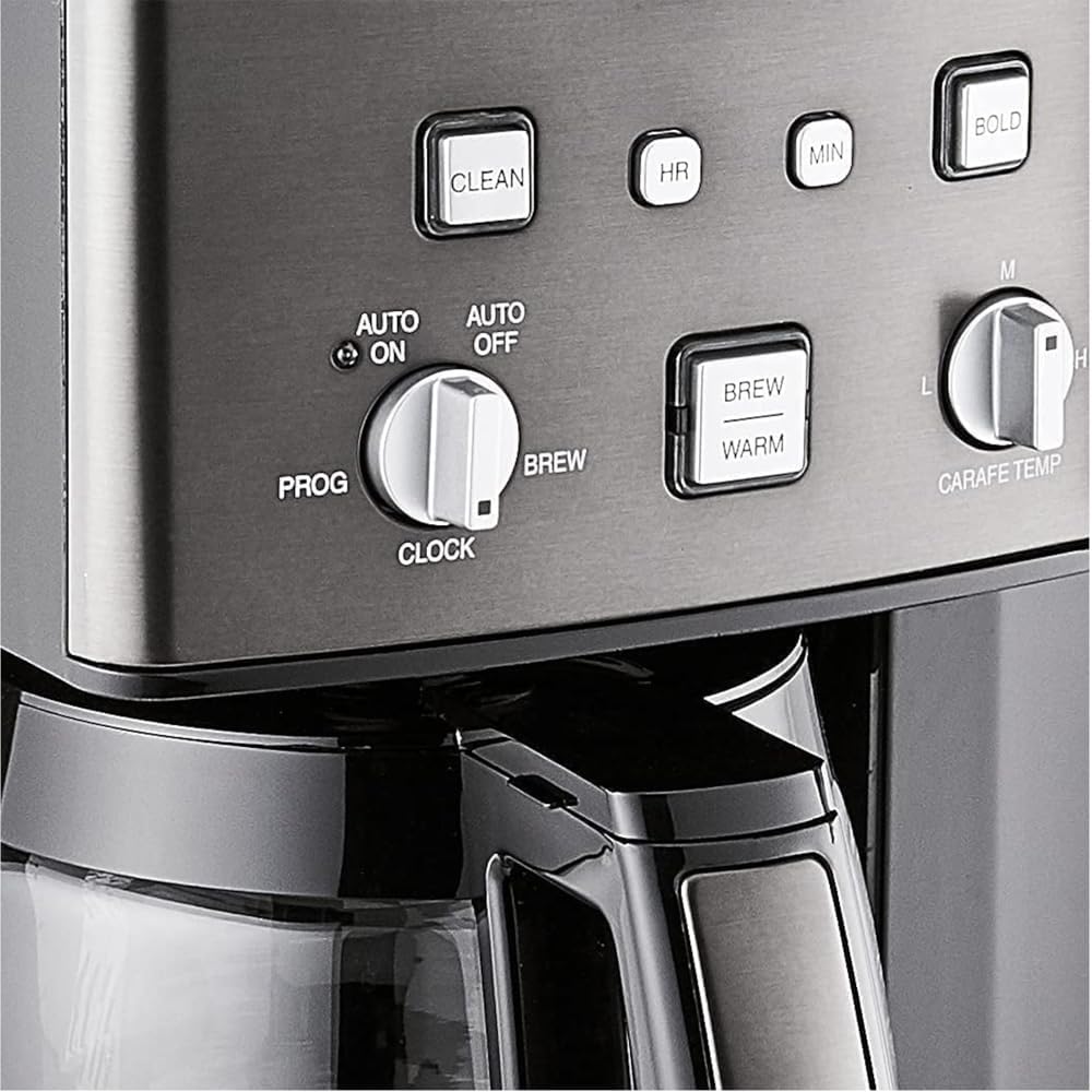 12 Cup Coffee Maker Black/Stainless Steel M312567