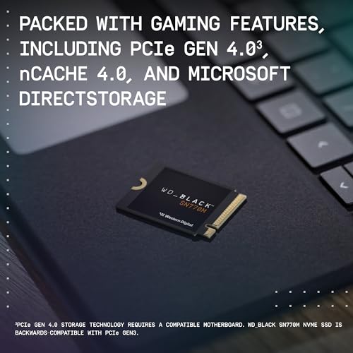 500GB NVMe Internal Gaming SSD Solid State Drive - Gen4 PCIe, M.2 2280 F771284
