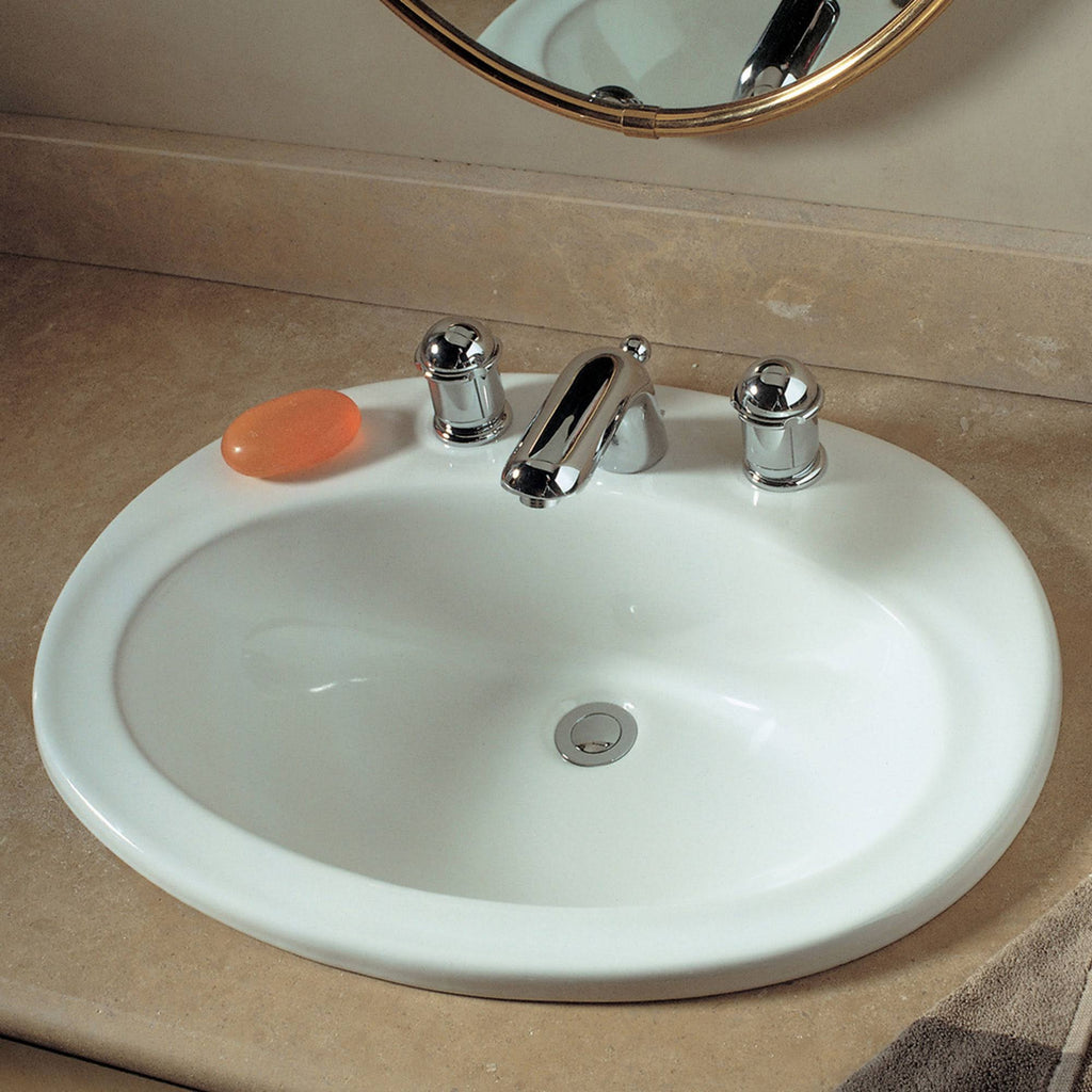 White Countertop Sink W3716